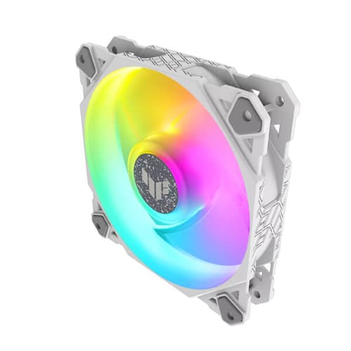 Asus TUF Gaming TF120 ARGB White Single Pack Cabinet Fan